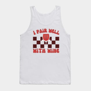 I Pair Well With Wine, Wine Tour, Wine Lover Tank Top